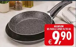 Deco Supermercati Alluflon bis padelle lipari 24/28 cm offerta