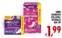 Deco Supermercati Lines assorbenti seta ultra/ intervallo offerta