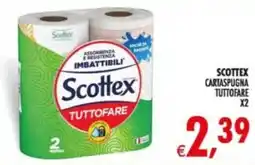 Deco Supermercati Scottex cartaspugna tuttofare x2 offerta