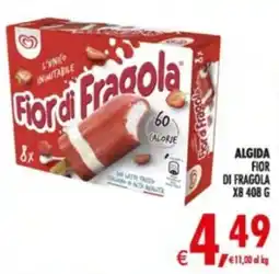 Deco Supermercati Algida fior di fragola x8 offerta