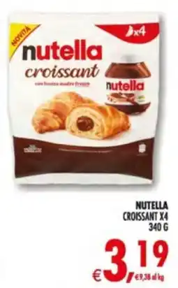 Deco Supermercati Nutella croissant x4 offerta