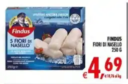 Deco Supermercati Findus fiori di nasello offerta