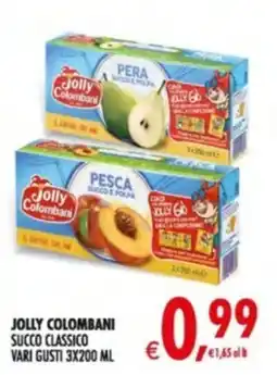 Deco Supermercati Jolly colombani succo classico offerta