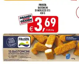 Deco Supermercati Frosta bastoncini di filetti di merluzzo x15 offerta