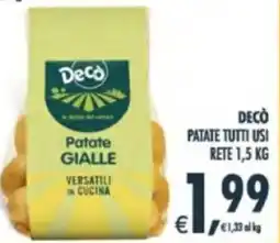 Deco Supermercati Decò patate tutti usi rete offerta