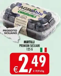 Deco Supermercati Mirtilli premium siciliani offerta