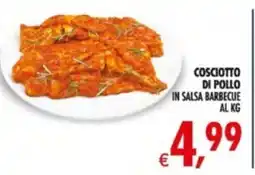 Deco Supermercati Cosciotto di pollo in salsa barbecue al kg offerta