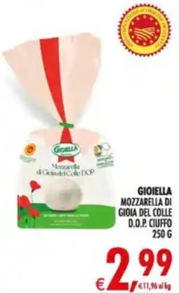 Deco Supermercati Gioiella mozzarella di gioia del colle d.o.p. ciuffo offerta