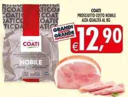 Deco Supermercati Coati prosciutto cotto nobile alta qualità al kg offerta