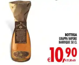 Deco Supermercati Bottega grappa vapore barrique offerta