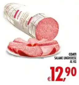 Deco Supermercati Coati salame ungherese al kg offerta