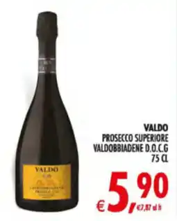 Deco Supermercati Valdo prosecco superiore valdobbiadene d.o.c.g offerta