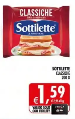 Deco Supermercati Sottilette classiche offerta