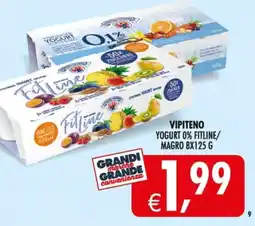 Deco Supermercati Vipiteno yogurt 0% fitline/ magro offerta