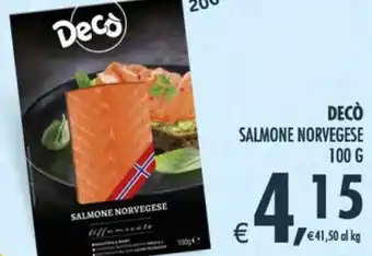 Deco Supermercati Decò salmone norvegese offerta