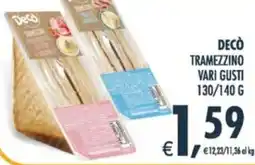 Deco Supermercati Decò tramezzino offerta