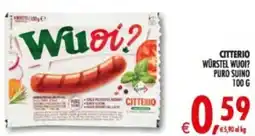 Deco Supermercati Citterio worstel wuoi? puro suino offerta
