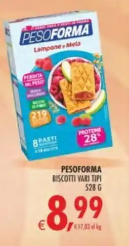 Deco Supermercati Pesoforma biscotti offerta