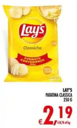 Deco Supermercati Lay's patatina classica offerta