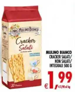 Deco Supermercati Mulino bianco cracker salati non salati integrali offerta