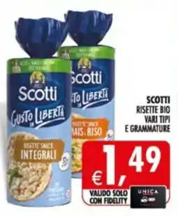 Deco Supermercati Scotti risette bio offerta