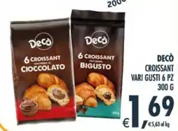 Deco Supermercati Decò croissant offerta