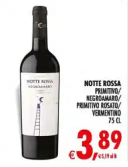 Deco Supermercati Notte rossa primitivo/ negroamaro/ primitivo rosato/ vermentino offerta