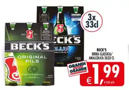 Deco Supermercati Beck's birra classica/ analcolica offerta