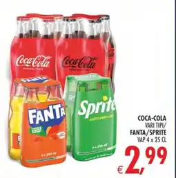 Deco Supermercati Coca-cola vari tipi/ fanta/sprite vap offerta