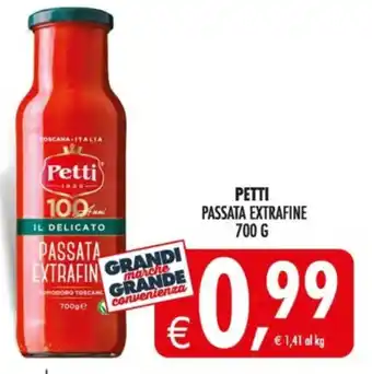 Deco Supermercati Petti passata extrafine offerta
