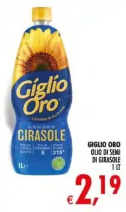 Deco Supermercati Giglio oro olio di semi di girasole offerta