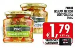 Deco Supermercati Ponti insalata per riso light/classica offerta
