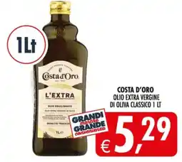 Deco Supermercati Costa d'oro olio extra vergine di oliva classico offerta