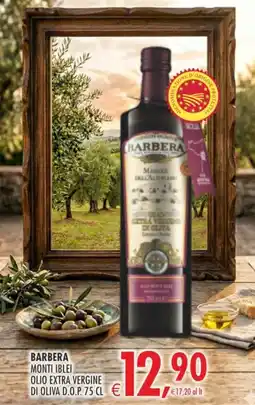 Deco Supermercati Barbera monti iblei olio extra vergine di oliva d.o.p. offerta