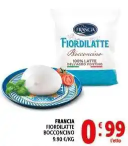 Deco Supermercati Francia fiordilatte bocconcino offerta