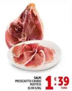 Deco Supermercati Salpi prosciutto crudo rustico offerta