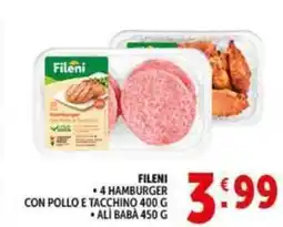 Deco Supermercati Fileni con pollo e tacchino ali baba offerta
