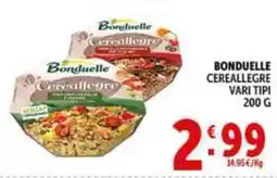 Deco Supermercati Bonduelle cereallegre offerta