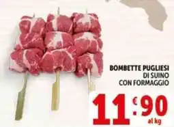 Deco Supermercati Bombette pugliesi di suino con formaggio offerta