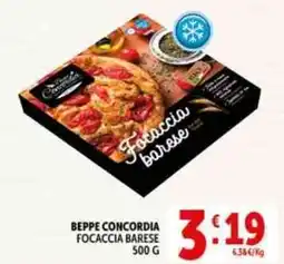 Deco Supermercati Beppe concordia focaccia barese offerta