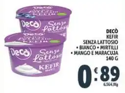 Deco Supermercati Deco kefir senza lattosio offerta