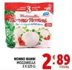 Deco Supermercati Nonno nanni mozzarella offerta