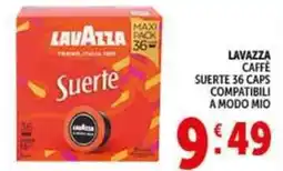 Deco Supermercati Lavazza caffè suerte 36 caps compatibili a modo mio offerta
