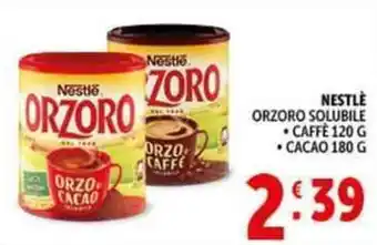 Deco Supermercati Nestle orzoro solubile offerta
