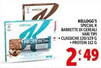Deco Supermercati Kellogg's special k barrette di cereali offerta