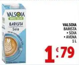 Deco Supermercati Valsoia barista soia avena offerta
