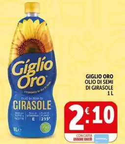 Deco Supermercati Giglio oro olio di semi di girasole offerta