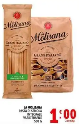 Deco Supermercati La molisana pasta di semola integrale offerta