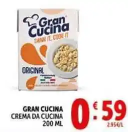 Deco Supermercati Gran cucina crema da cucina offerta