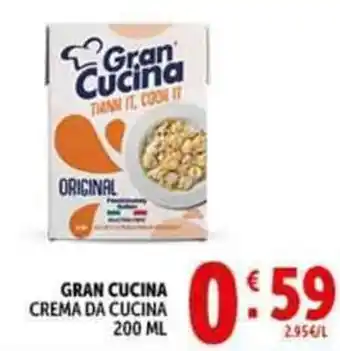 Deco Supermercati Gran cucina crema da cucina offerta